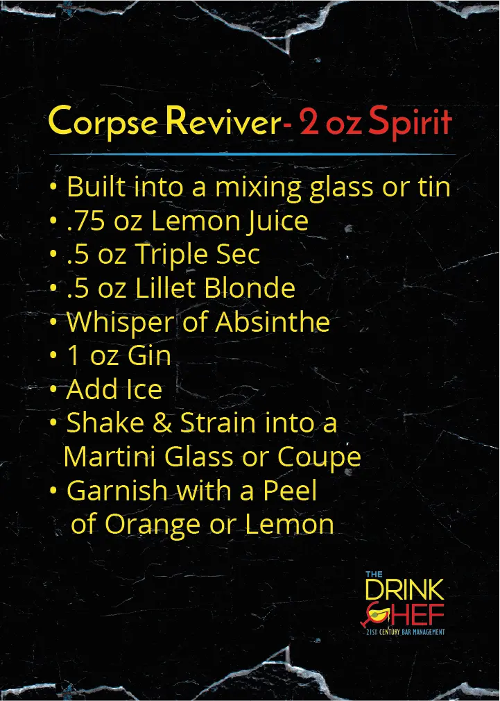 The Drink Chef Corpse Reviver