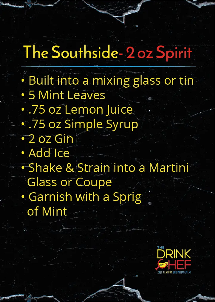 The Drink Chef The South Side